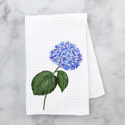 Hydrangea Kitchen Towel - MerikaArt