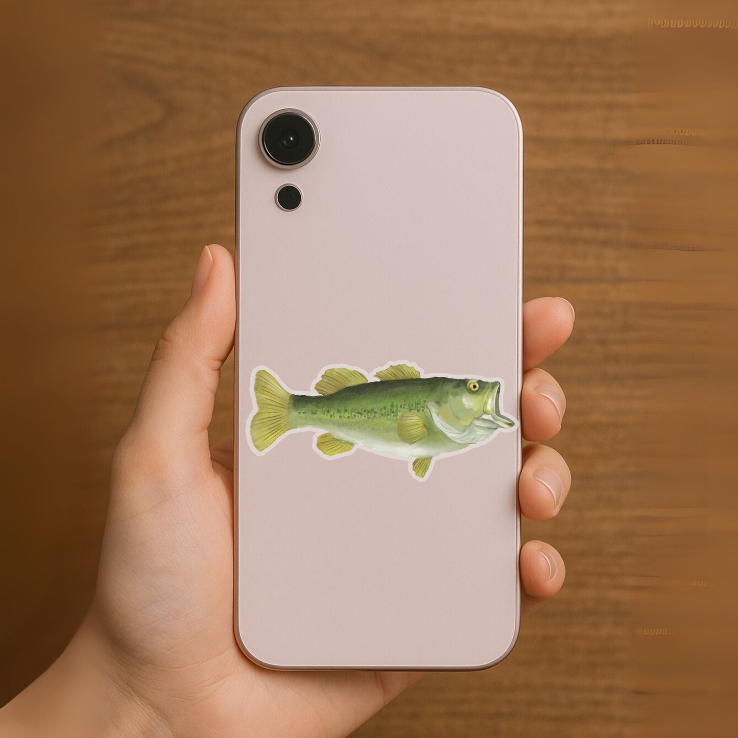 Largemouth Bass Vinyl Sticker - MerikaArt