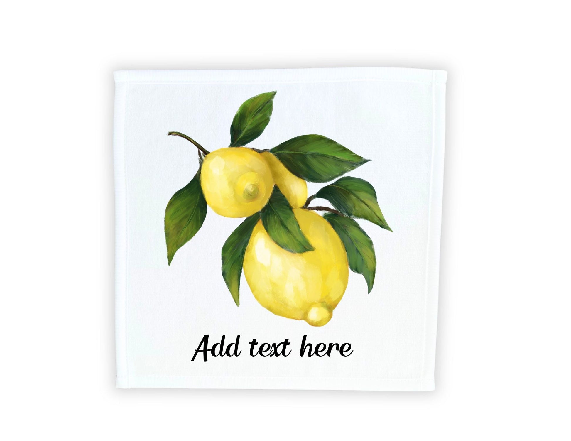 Lemon Grove Washcloth - MerikaArt