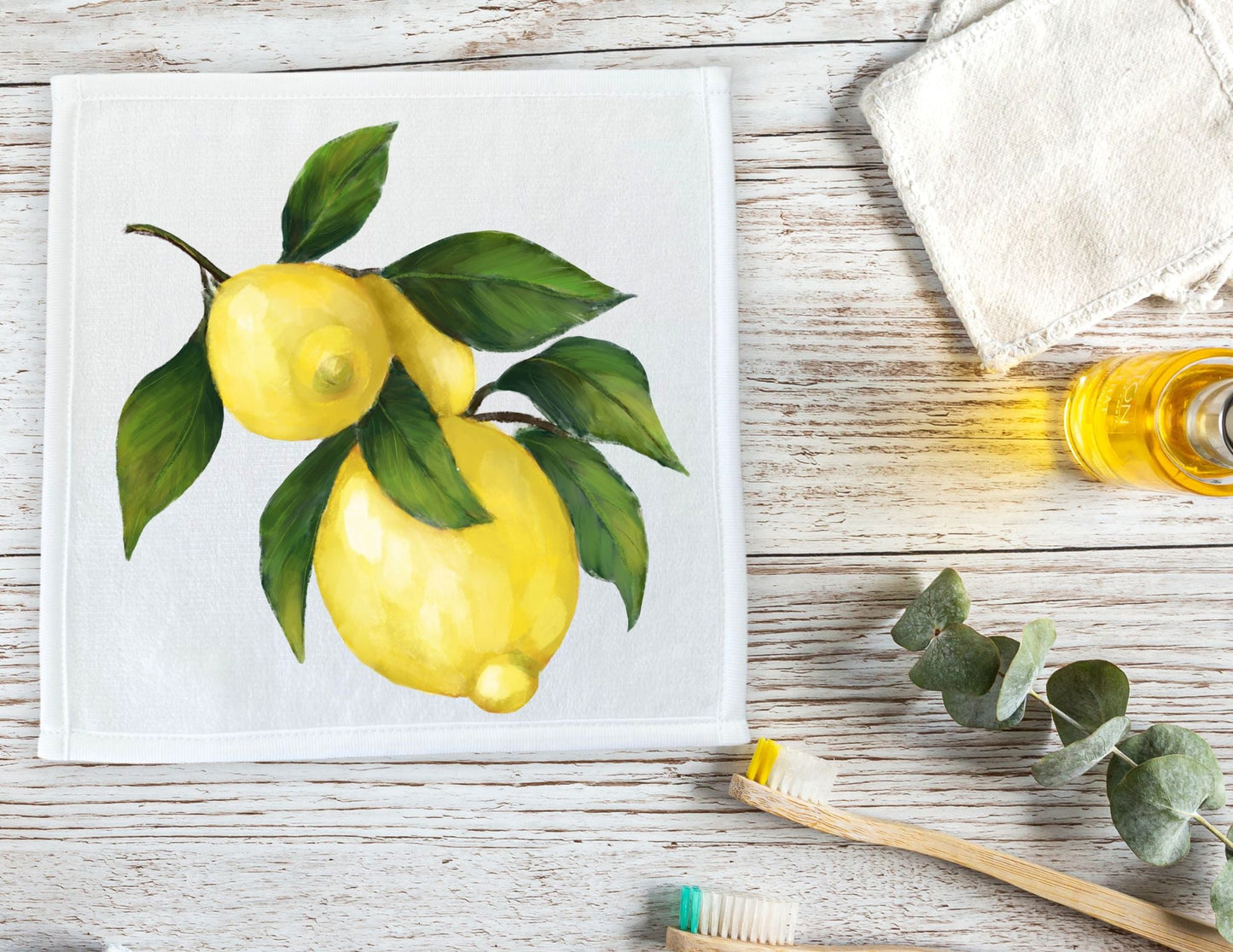 Lemon Grove Washcloth - MerikaArt