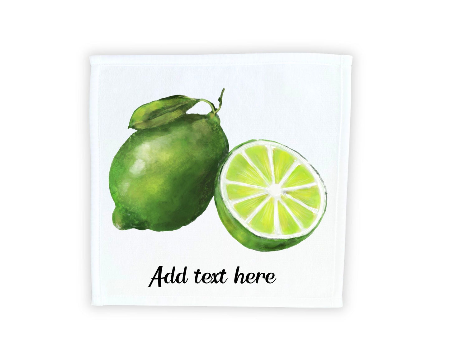 Lime Duo Washcloth - MerikaArt