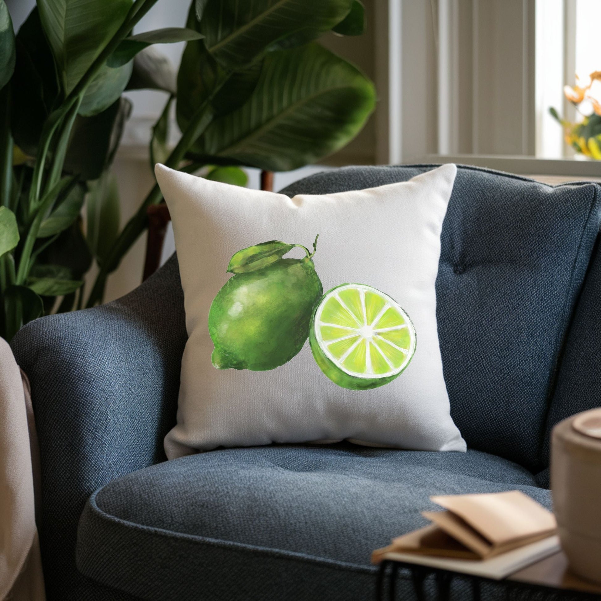 Lime Pillow - MerikaArt