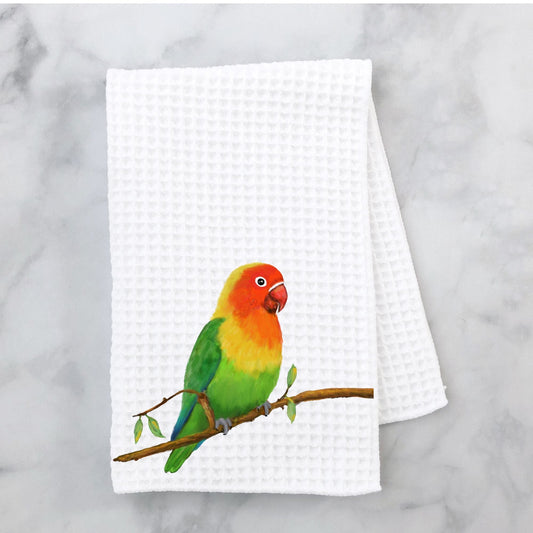 Lovebird Kitchen Towel - MerikaArt