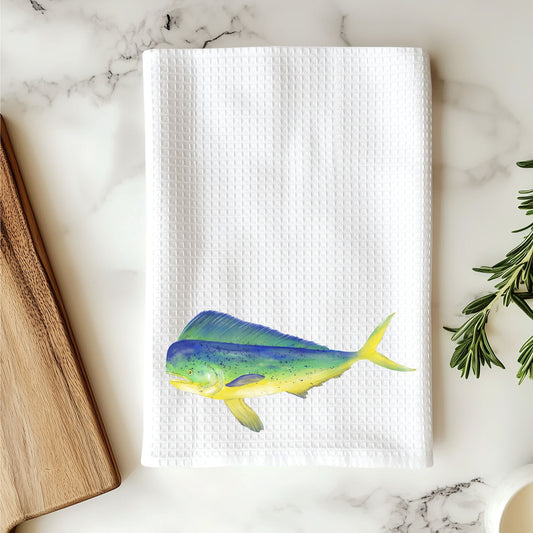 Mahi Mahi Fish Kitchen Towel - MerikaArt