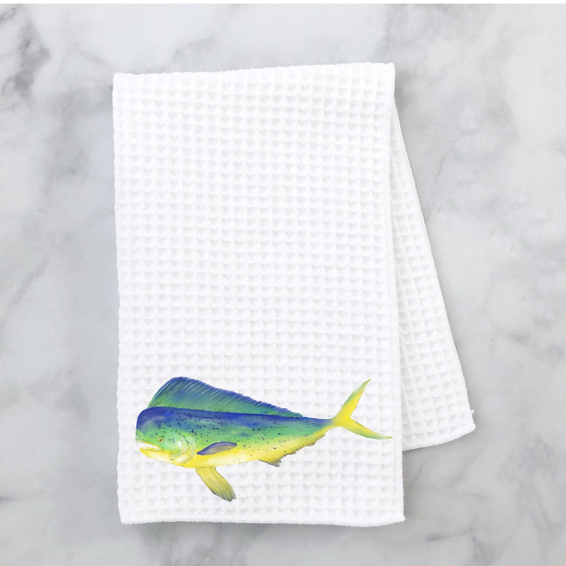Mahi Mahi Fish Kitchen Towel - MerikaArt
