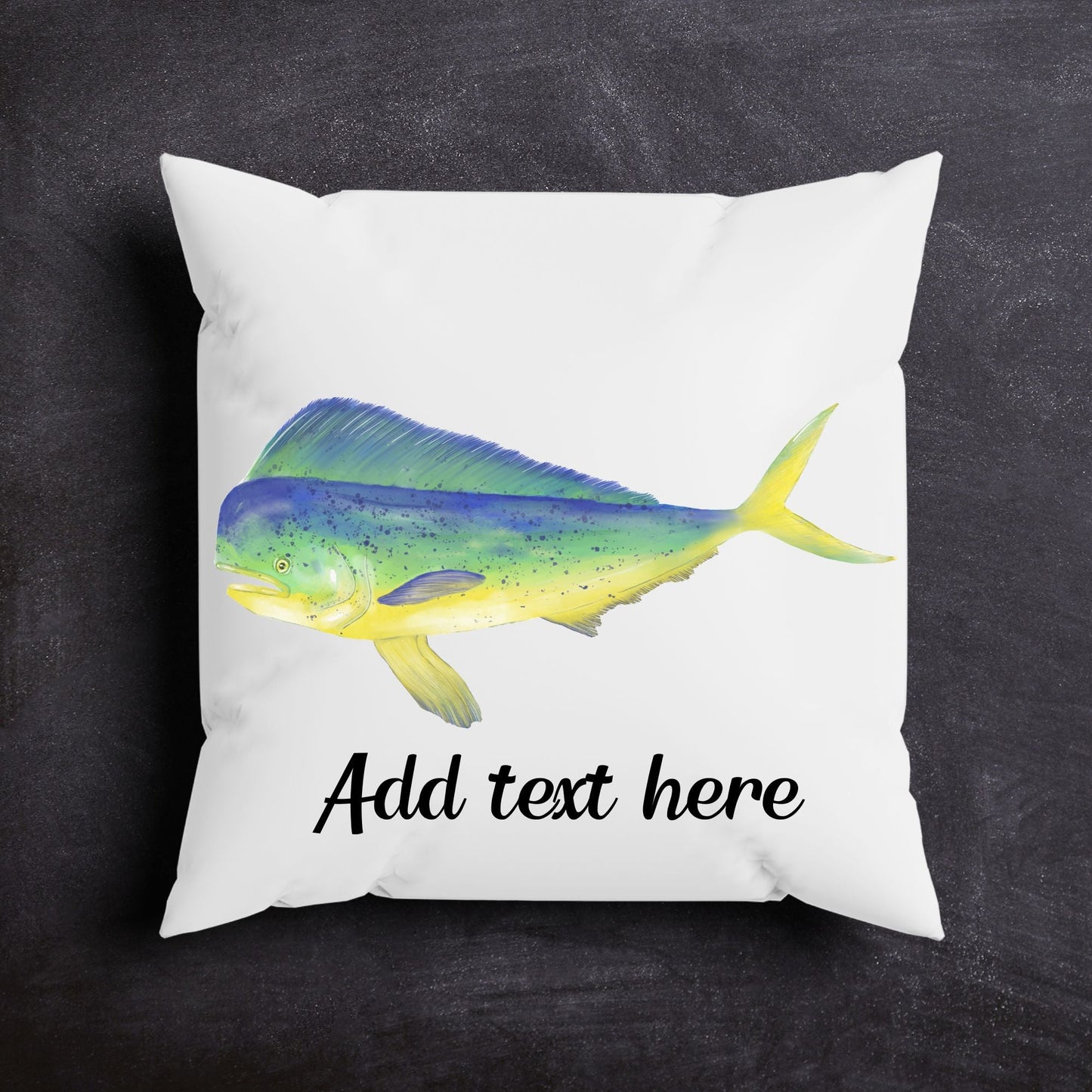 Mahi Mahi Fish Pillow - MerikaArt