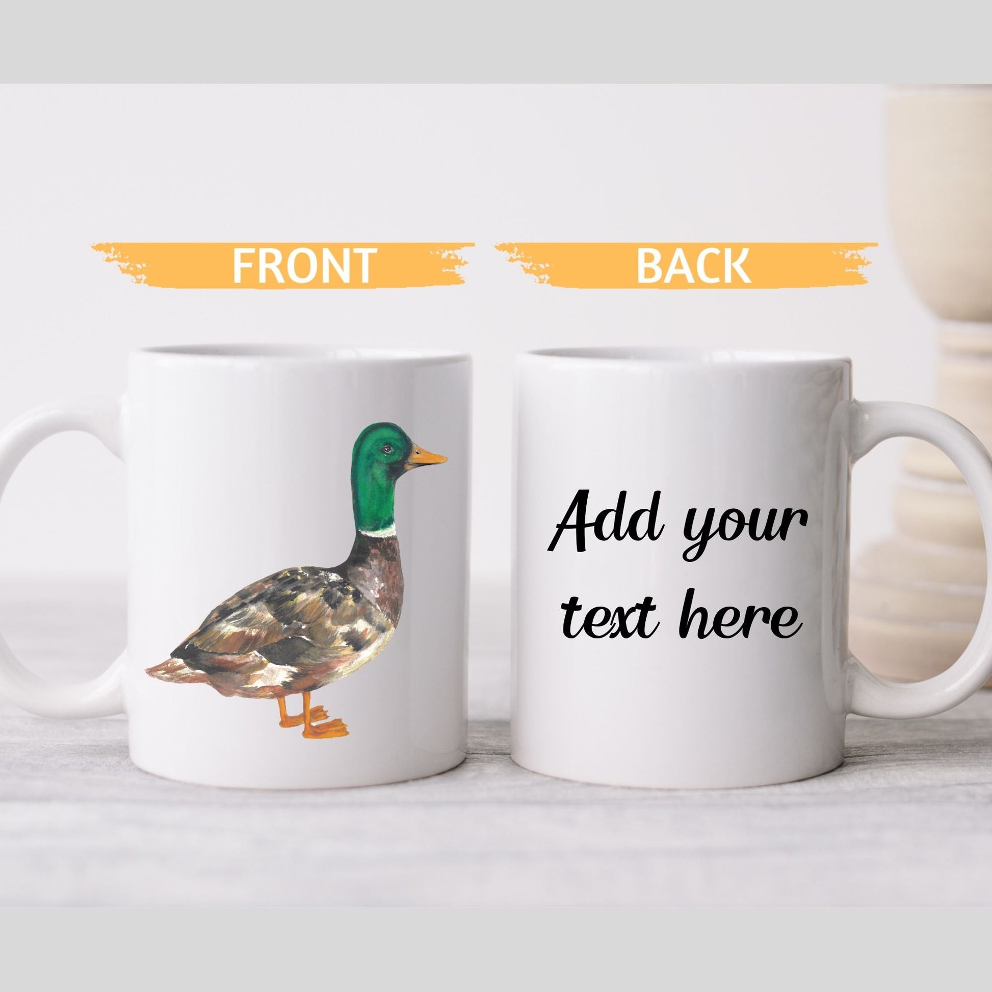Mallard Duck Ceramic Coffee Mug - MerikaArt