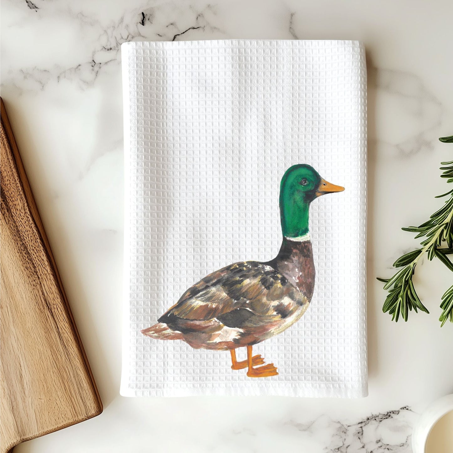 Mallard Duck Kitchen Towel - MerikaArt