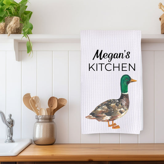 Mallard Duck Kitchen Towel - MerikaArt