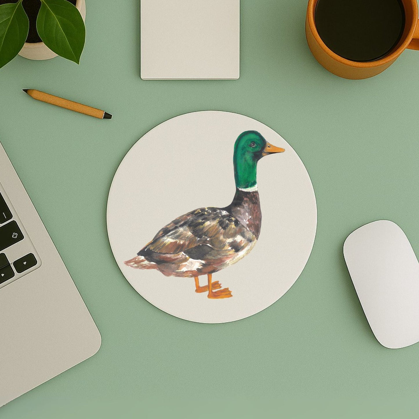 Mallard Duck Mousepad - MerikaArt