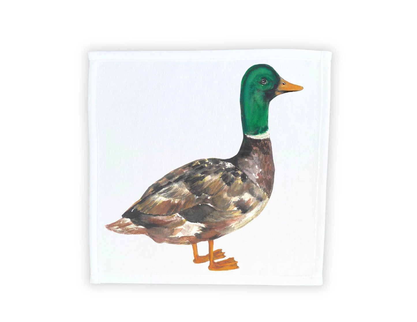 Mallard Duck Washcloth – Nature - Inspired Charm - MerikaArt