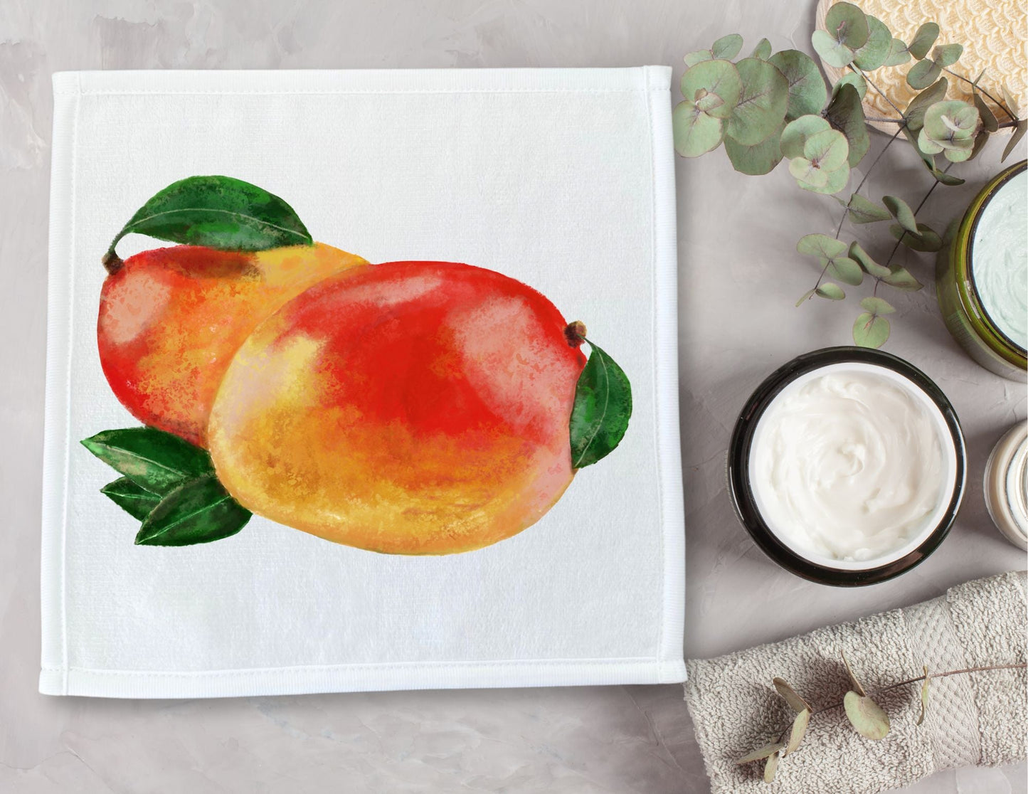 Mango Delight Washcloth - MerikaArt