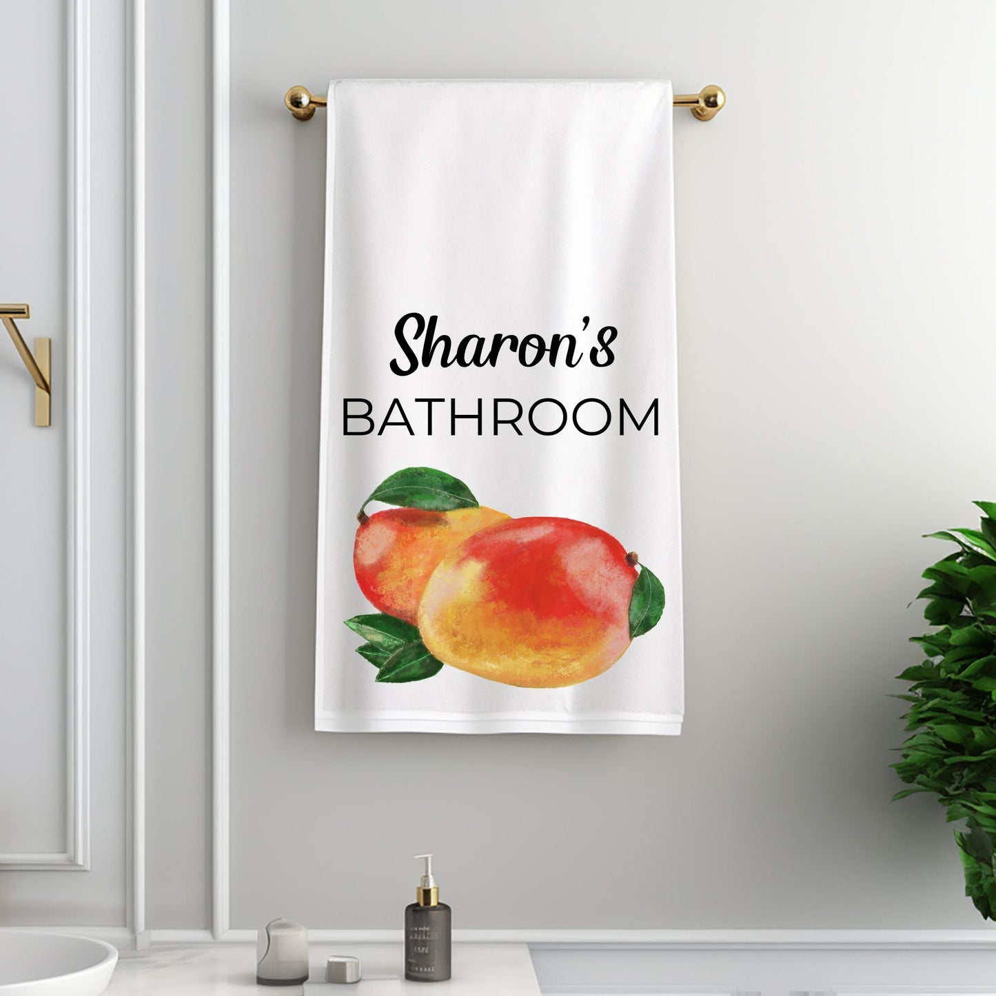 Mango Fruit Bathroom Towel - MerikaArt