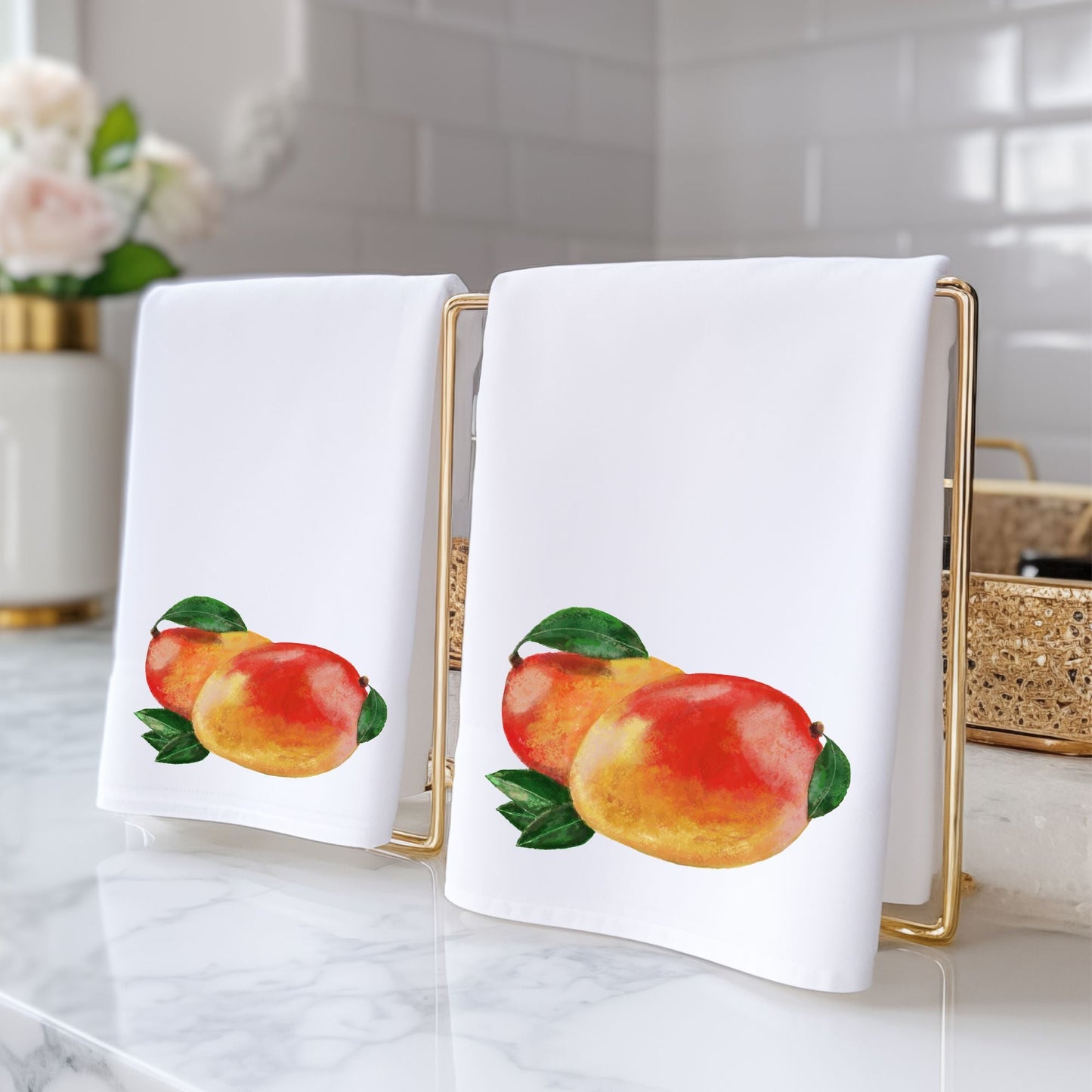 Mango Fruit Bathroom Towel - MerikaArt