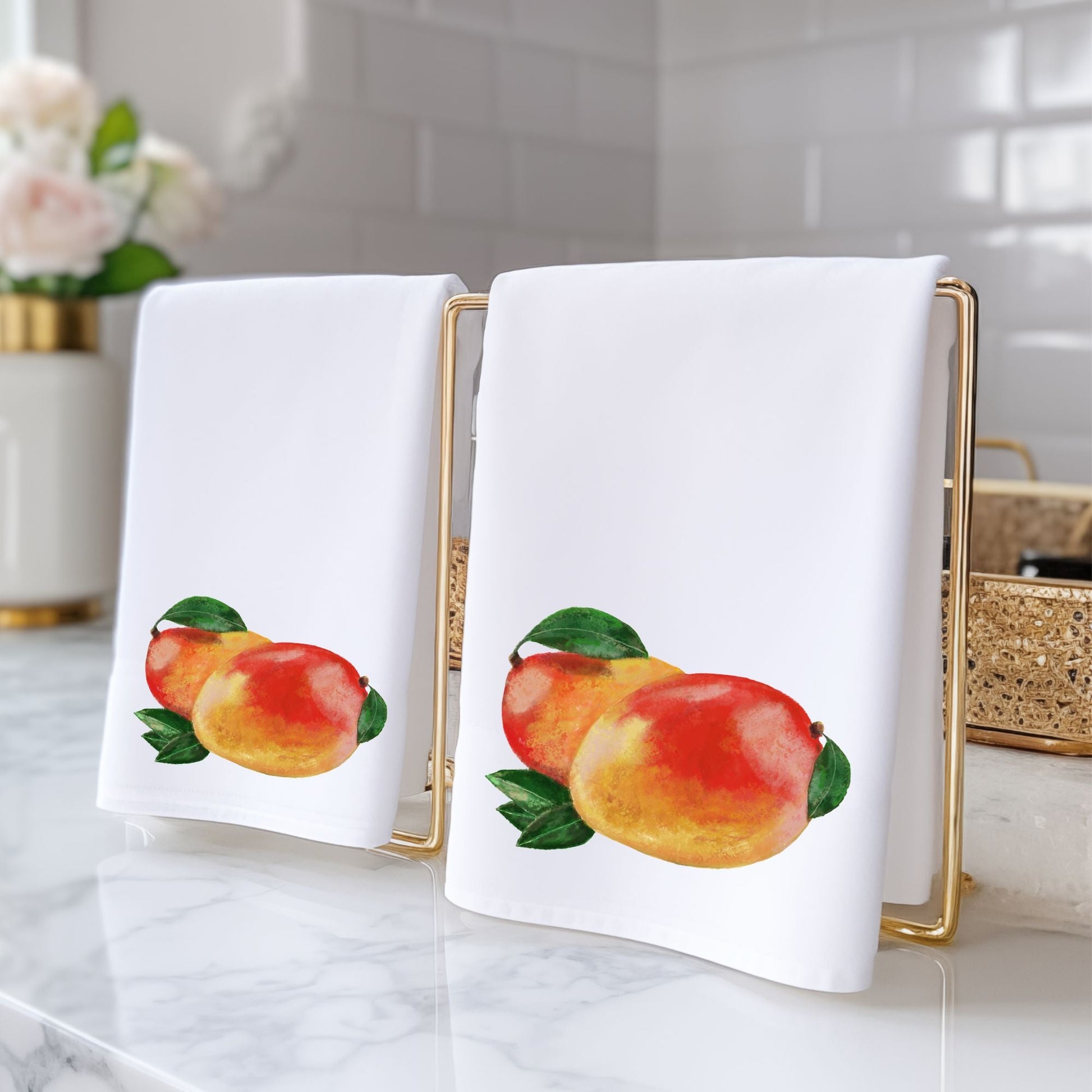 Mango Fruit Bathroom Towel - MerikaArt