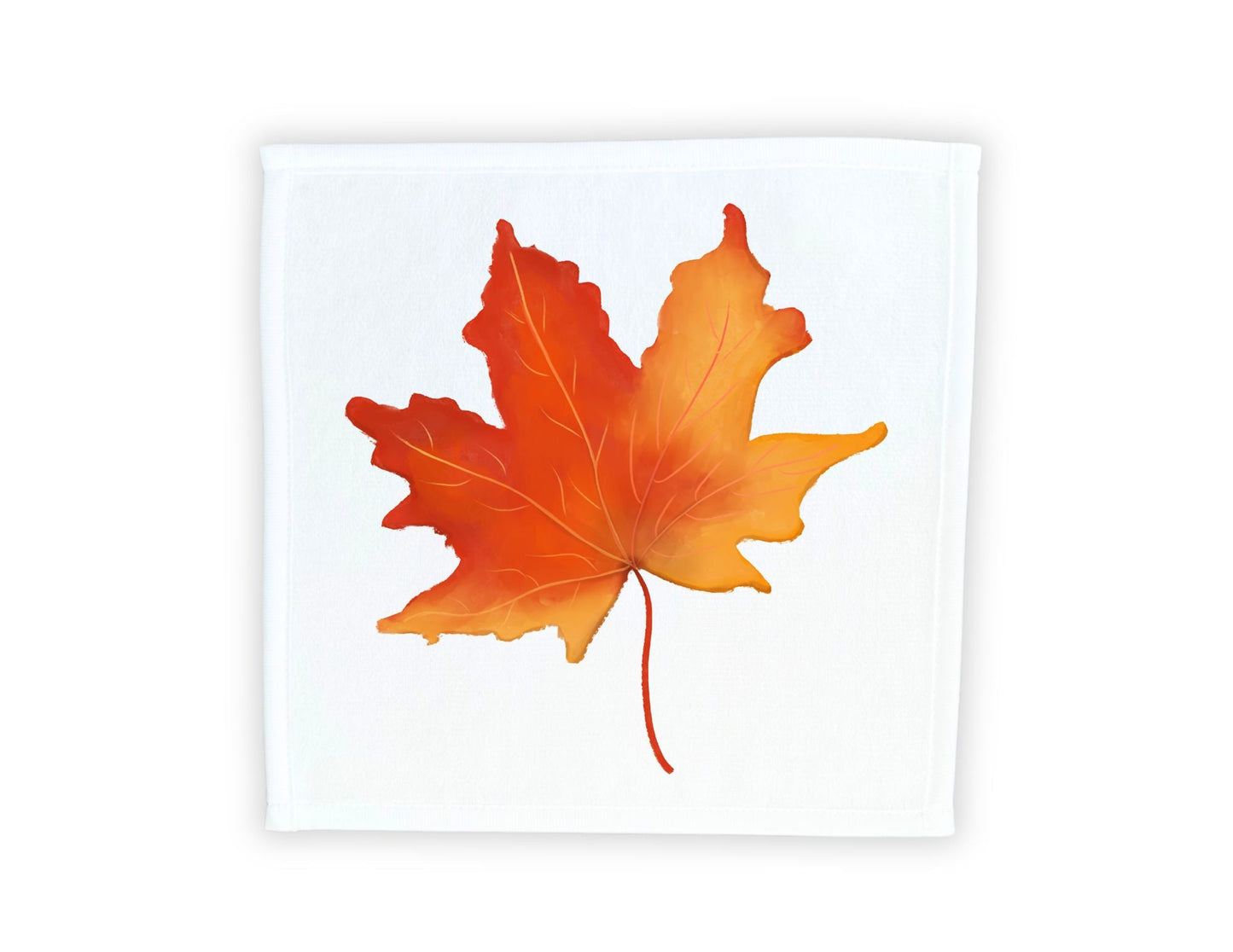 Maple Leaf Washcloth - MerikaArt