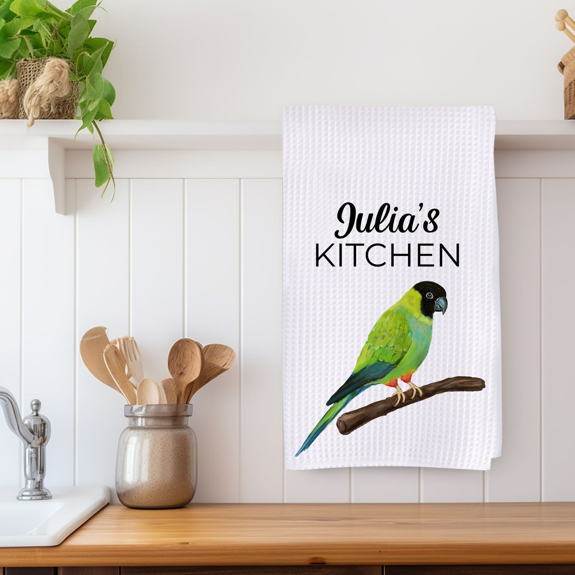 Nanday Conure Kitchen Towel - MerikaArt