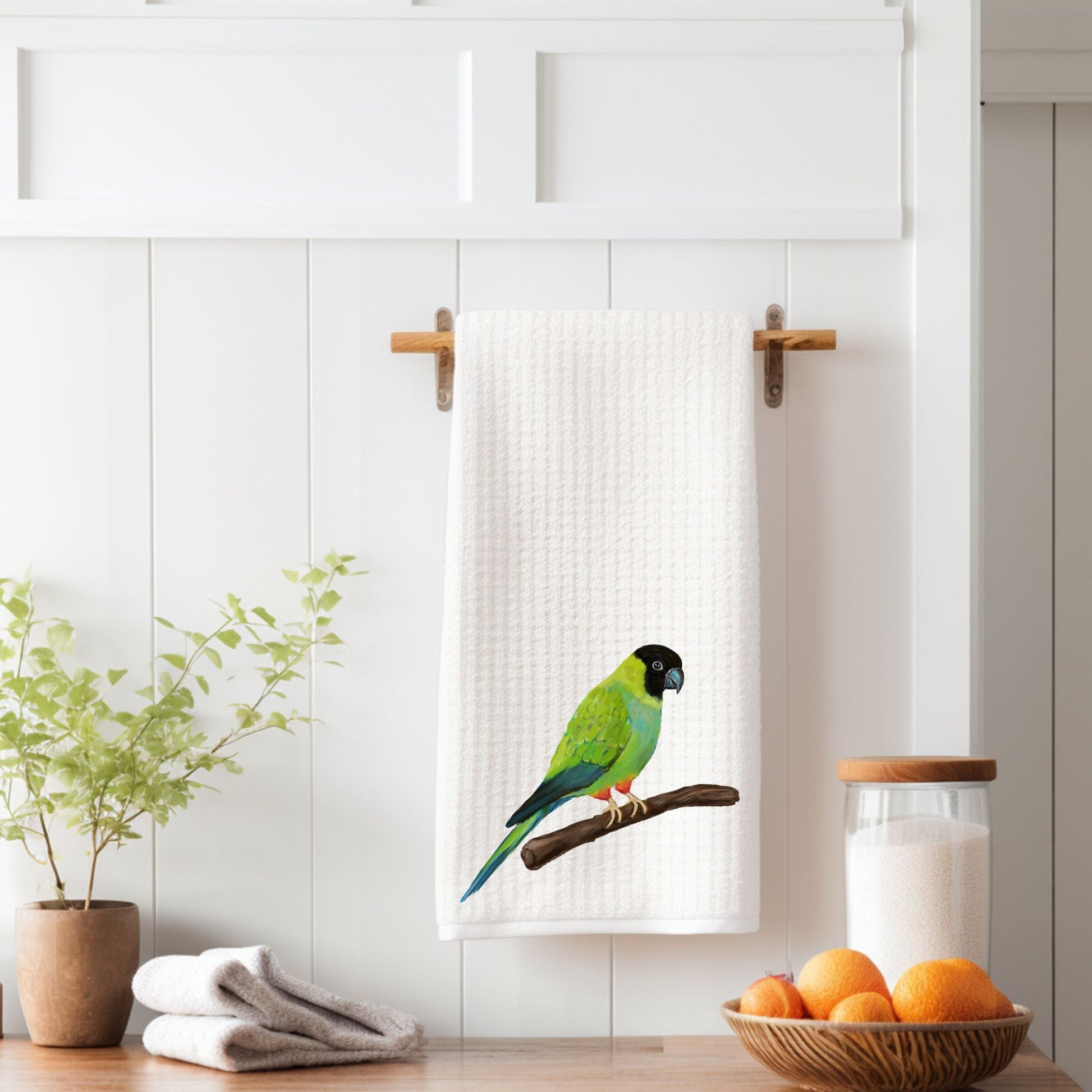 Nanday Conure Kitchen Towel - MerikaArt