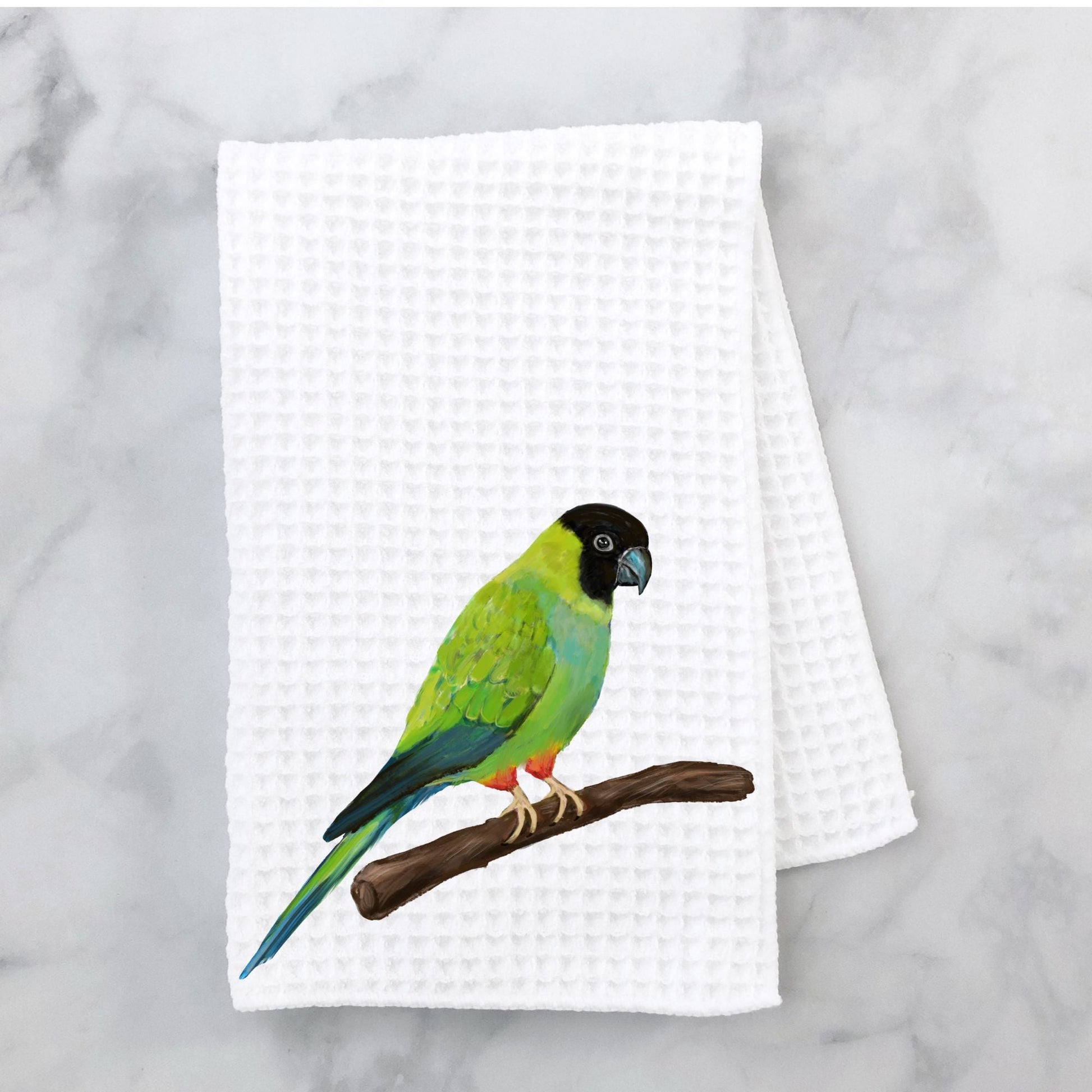 Nanday Conure Kitchen Towel - MerikaArt