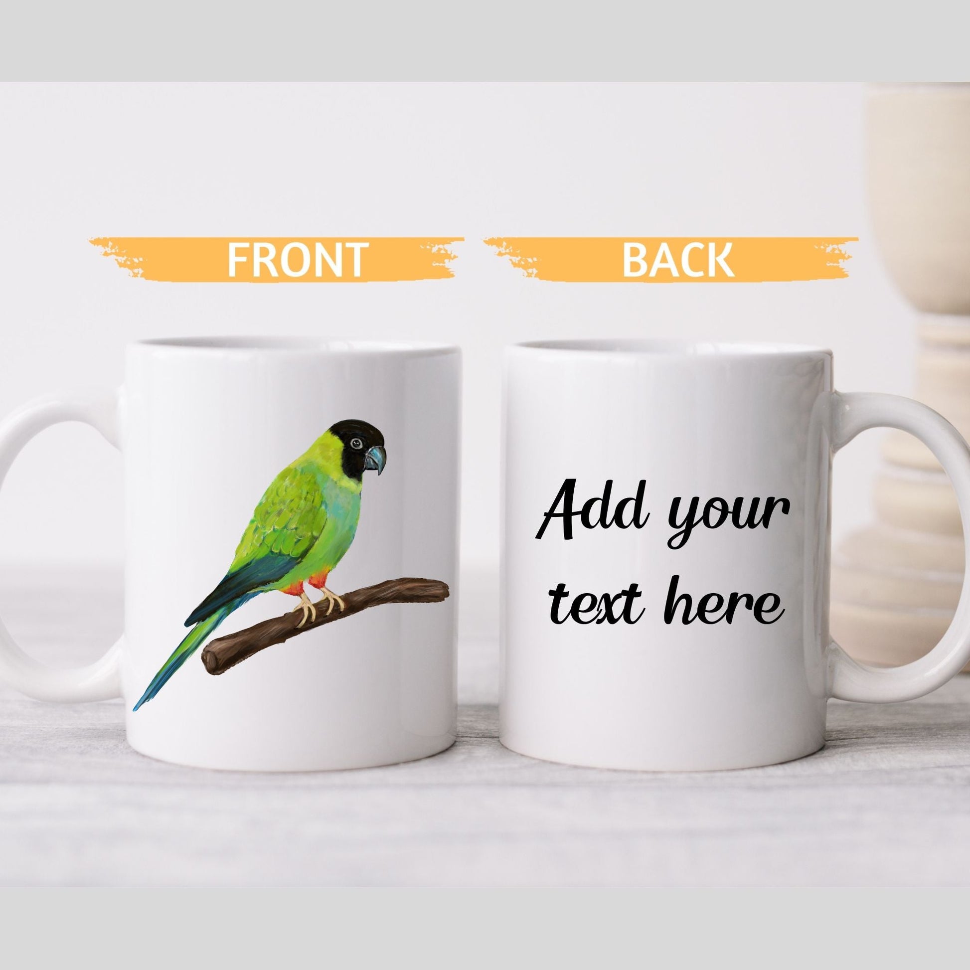 Nanday Conure Mug - MerikaArt