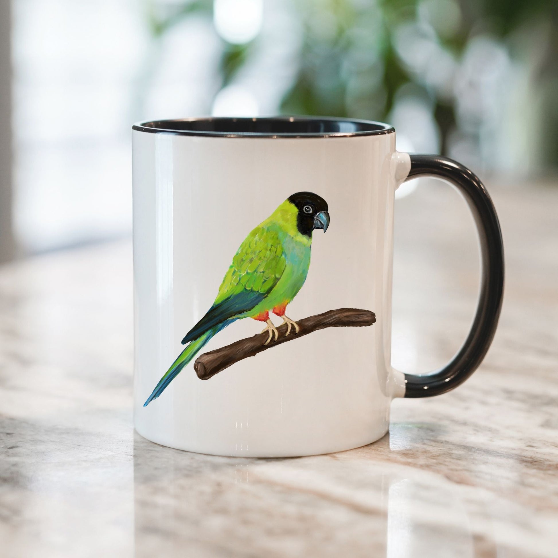 Nanday Conure Mug - MerikaArt