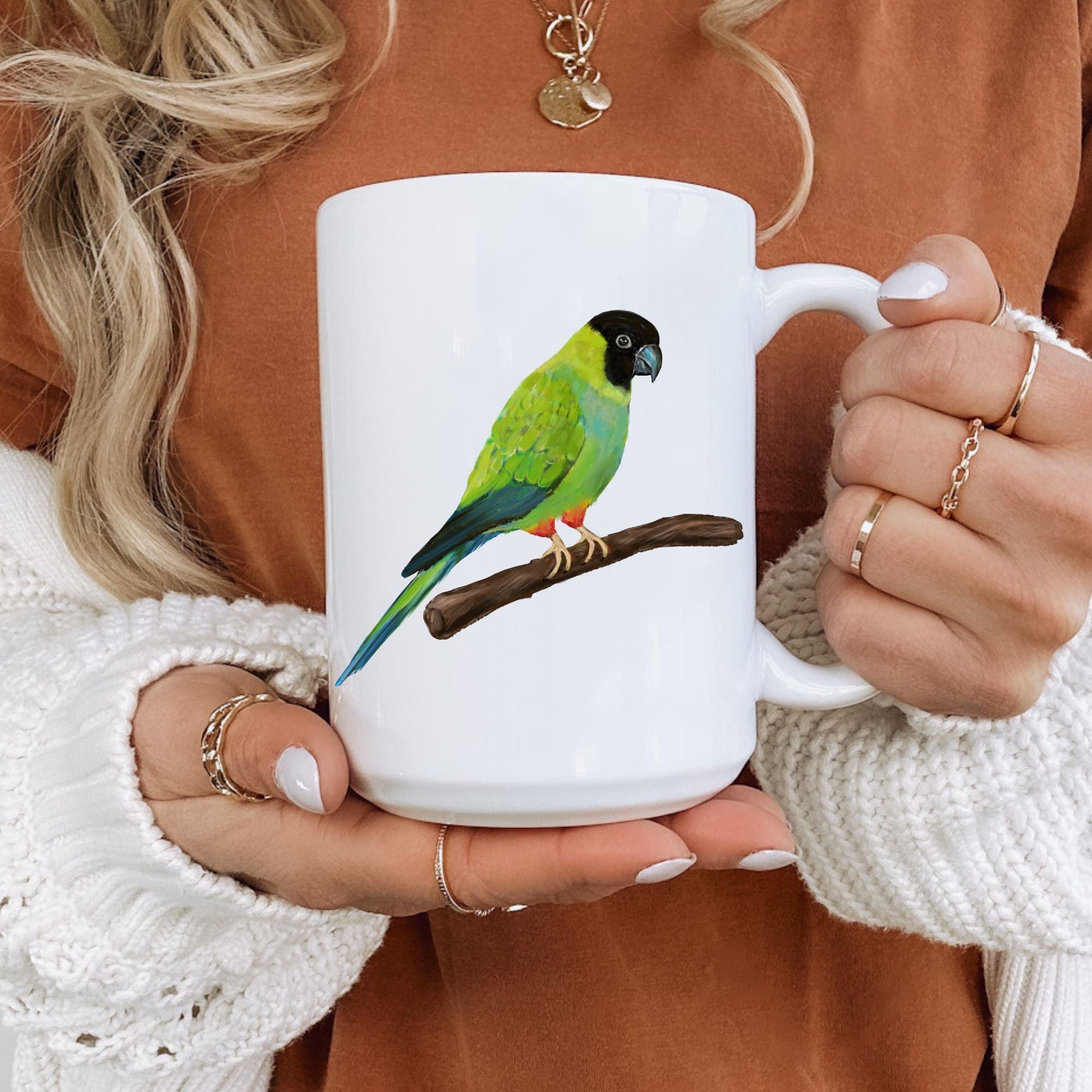 Nanday Conure Mug - MerikaArt