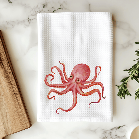 Octopus Kitchen Towel - MerikaArt