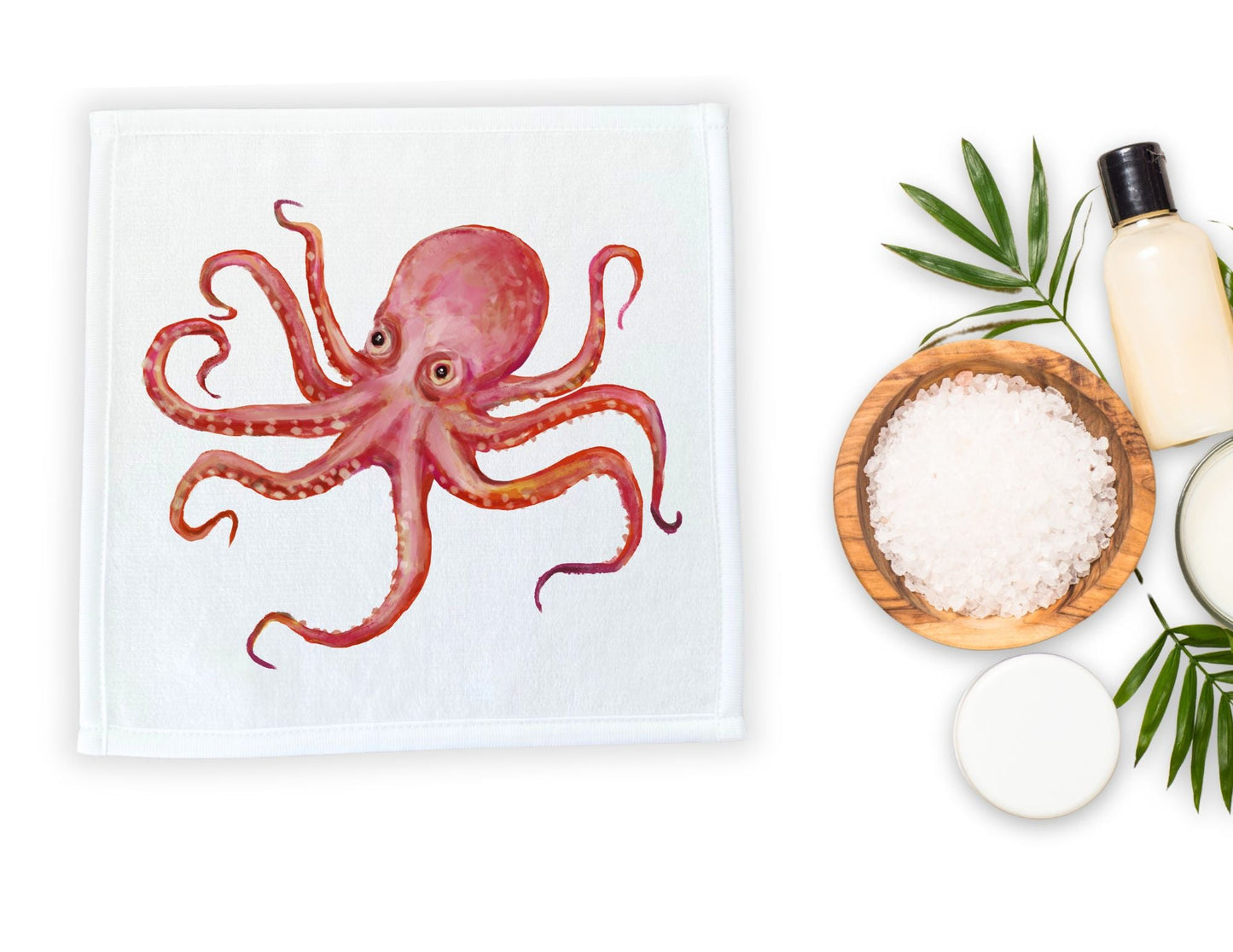 Octopus Washcloth - MerikaArt