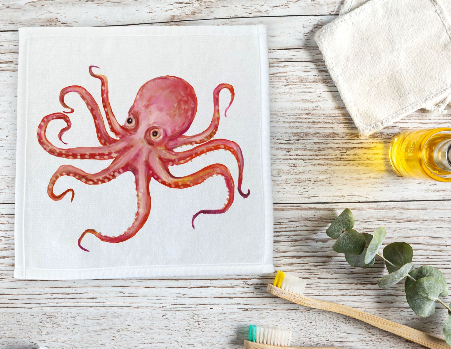 Octopus Washcloth - MerikaArt