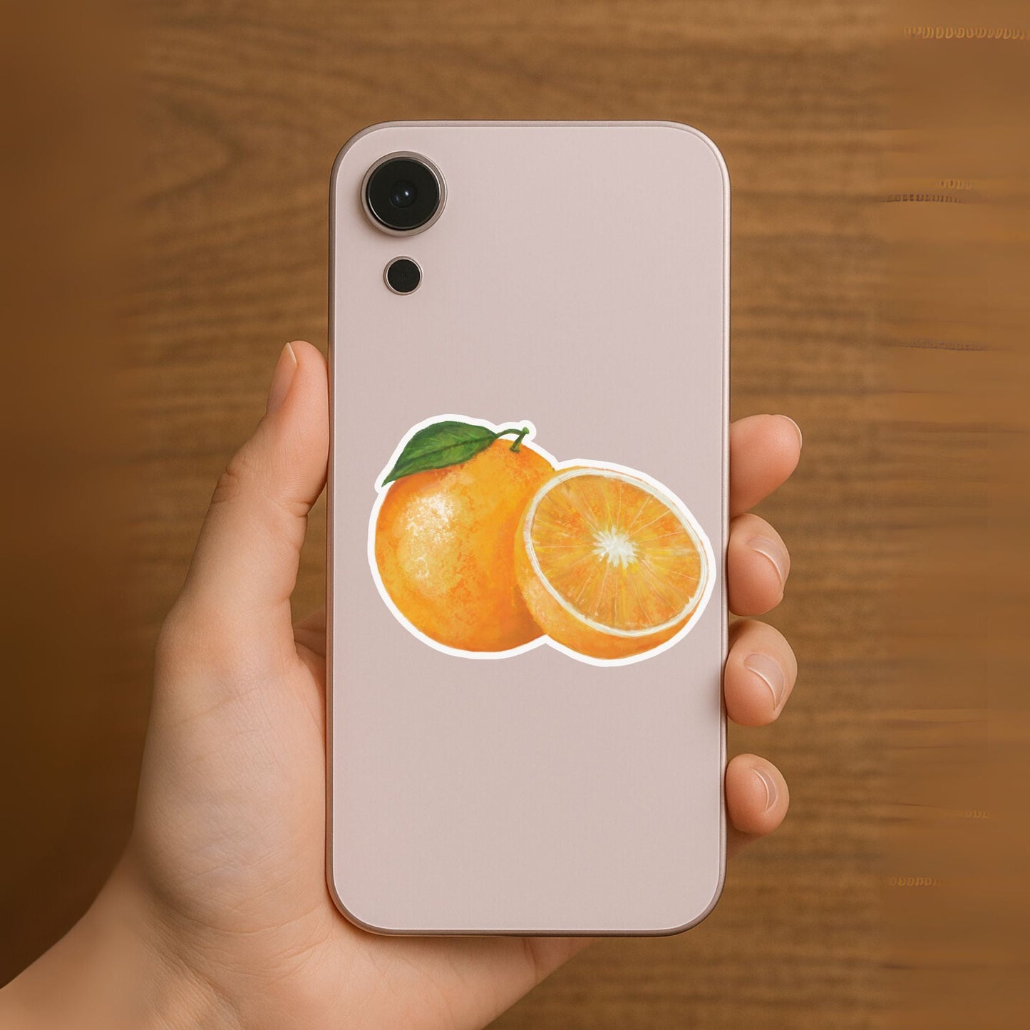 Orange Fruit Vinyl Sticker - MerikaArt