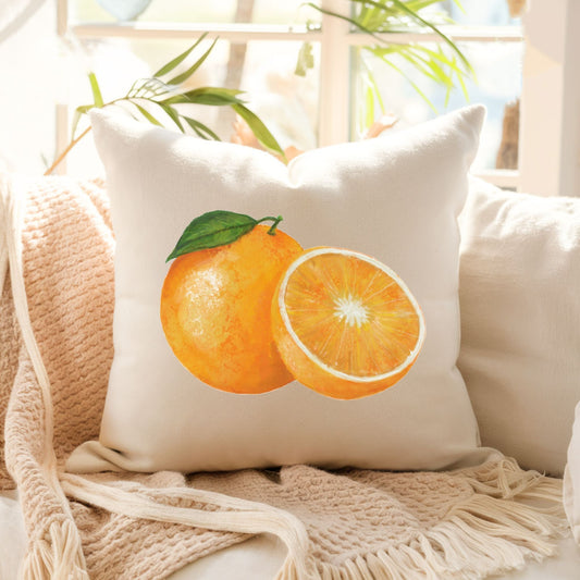 Orange Pillow - MerikaArt