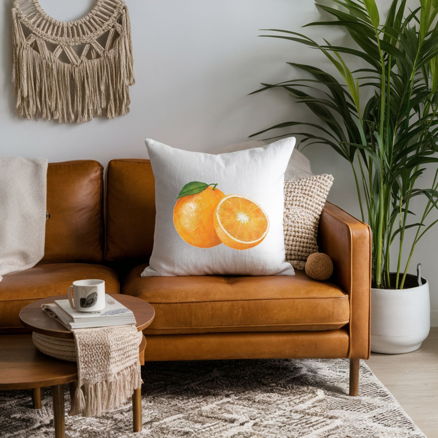 Orange Pillow - MerikaArt
