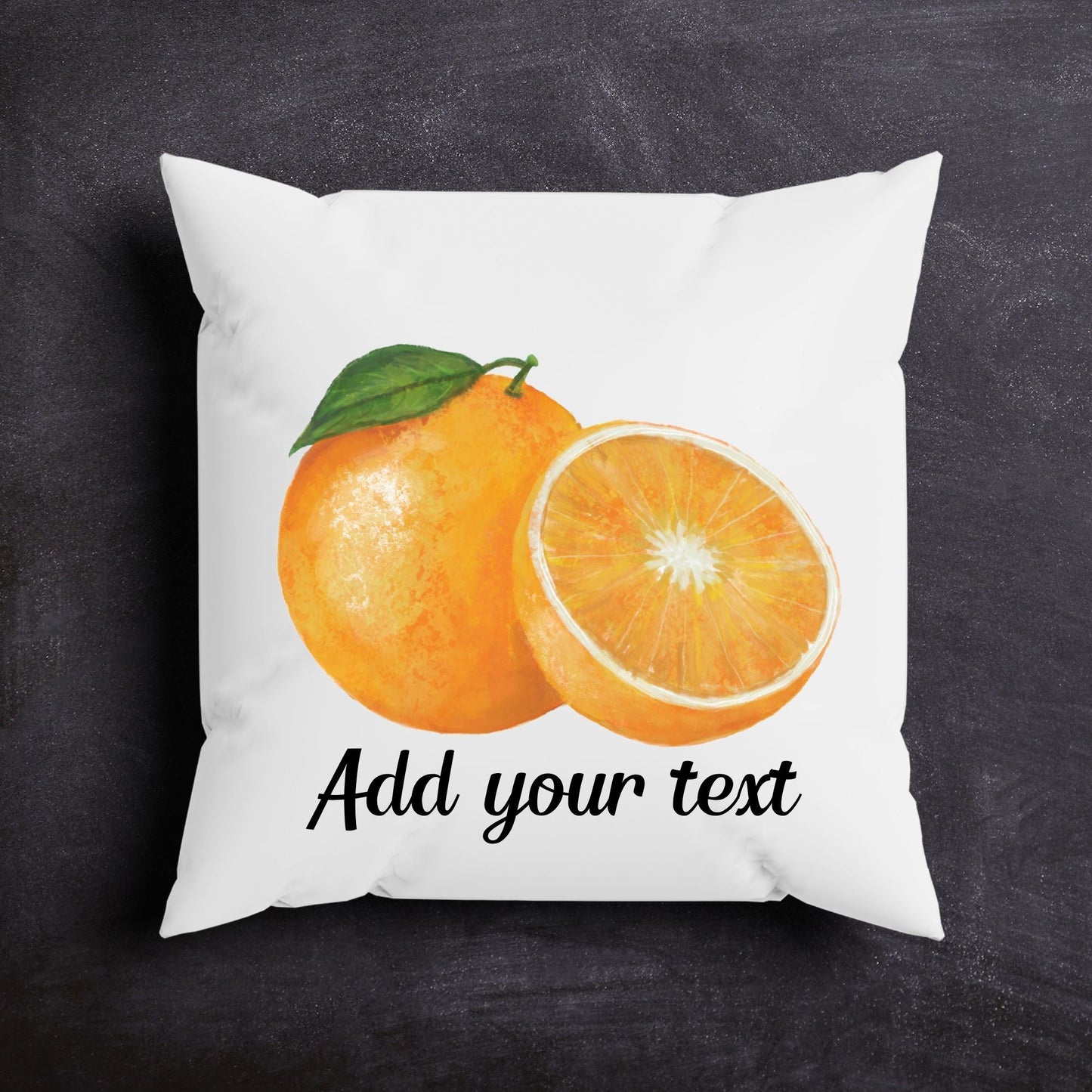 Orange Pillow - MerikaArt