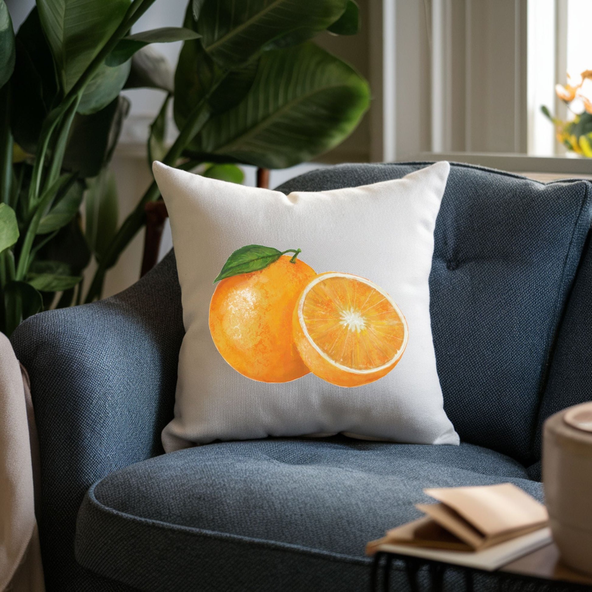 Orange Pillow - MerikaArt