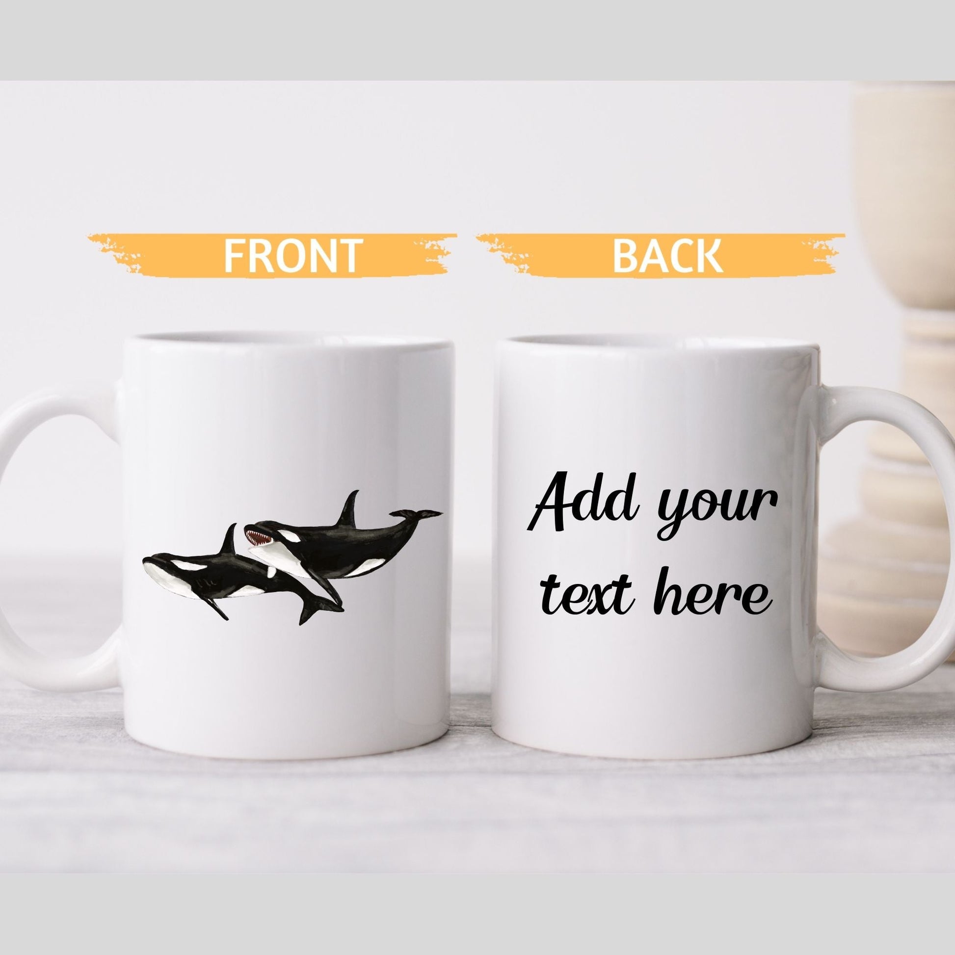 Orca Whale Mug - MerikaArt