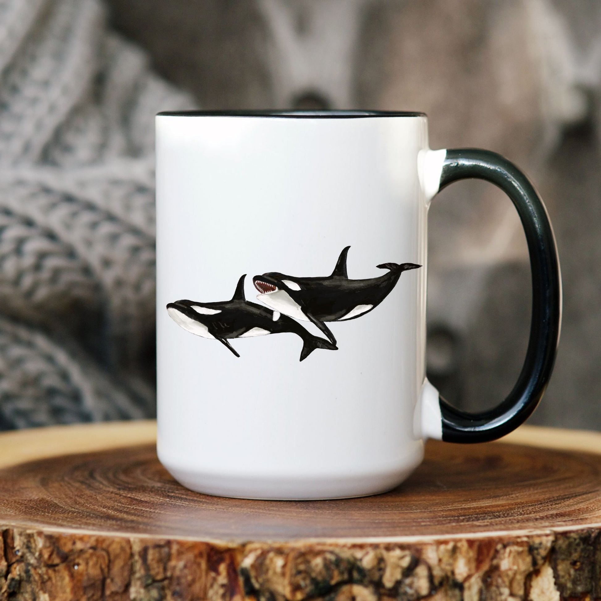 Orca Whale Mug - MerikaArt