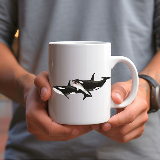 Orca Whale Mug - MerikaArt