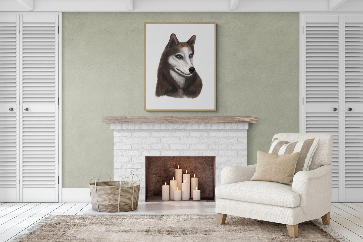 Original Wolf Print - MerikaArt