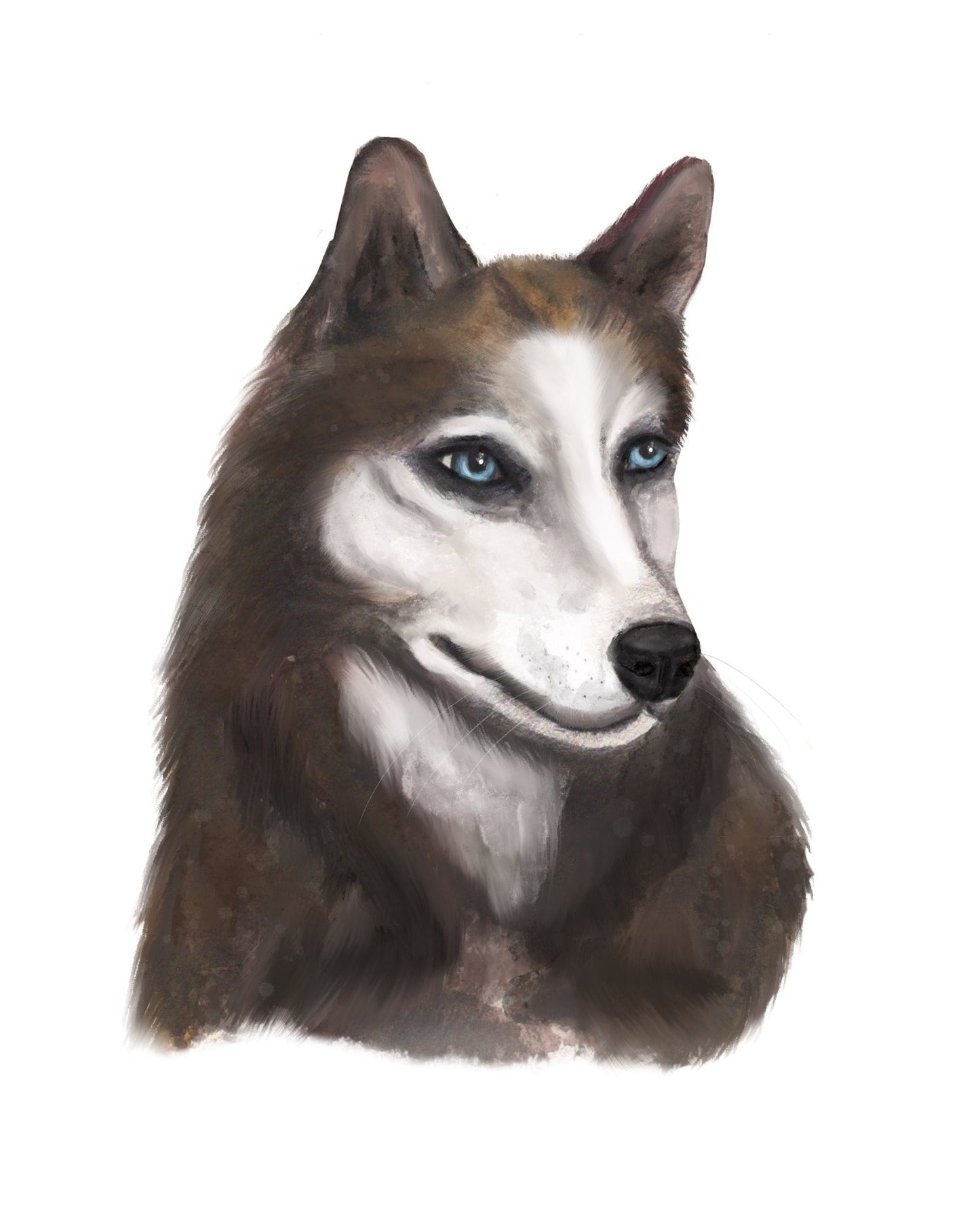 Original Wolf Print - MerikaArt