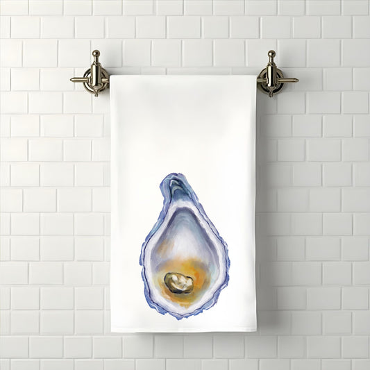 Oyster Bathroom Towel - MerikaArt