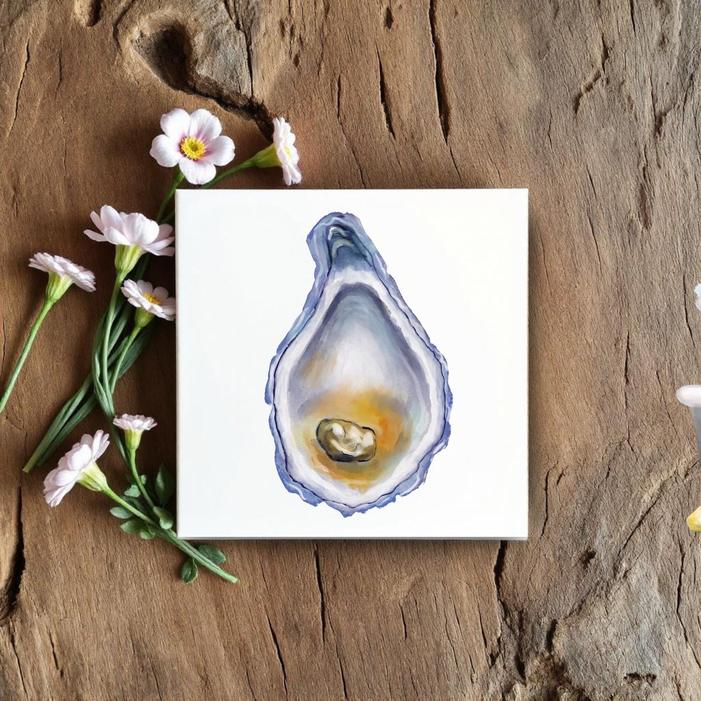 Oyster Ceramic Tile - MerikaArt