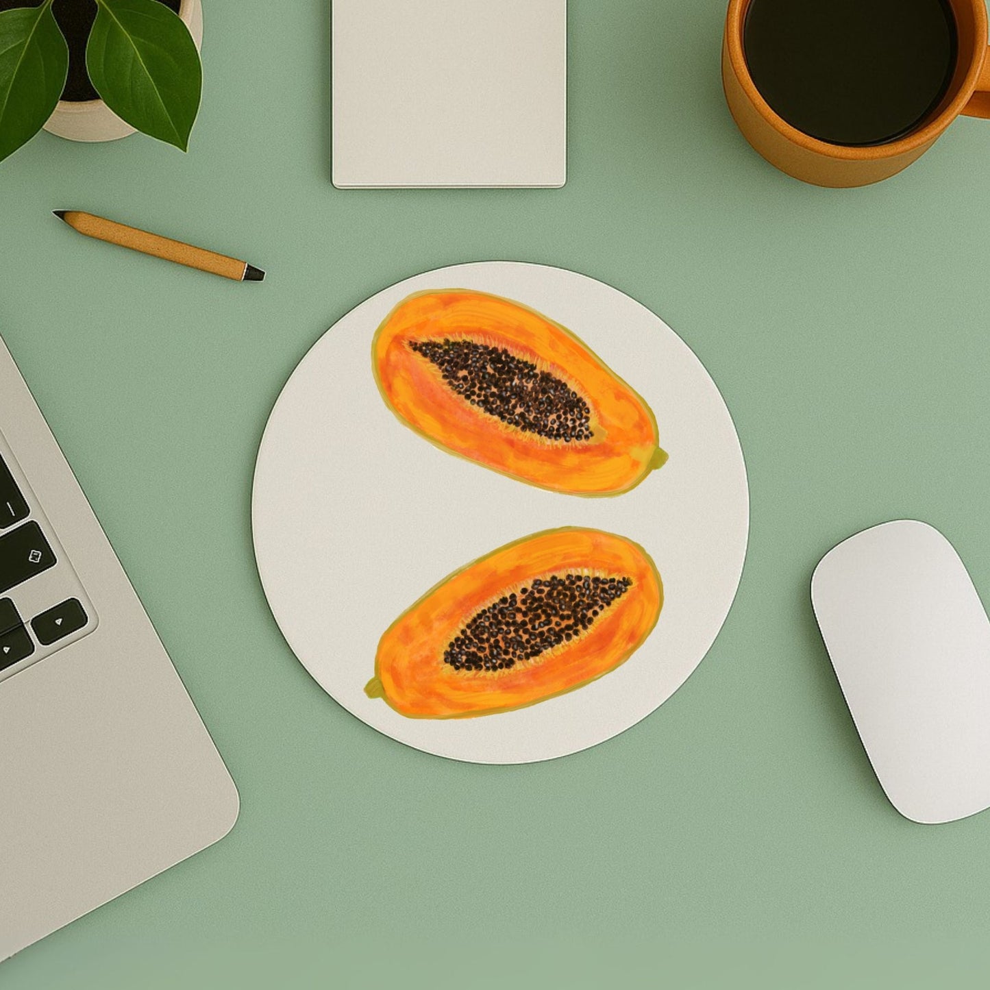 Papaya Mousepad - MerikaArt