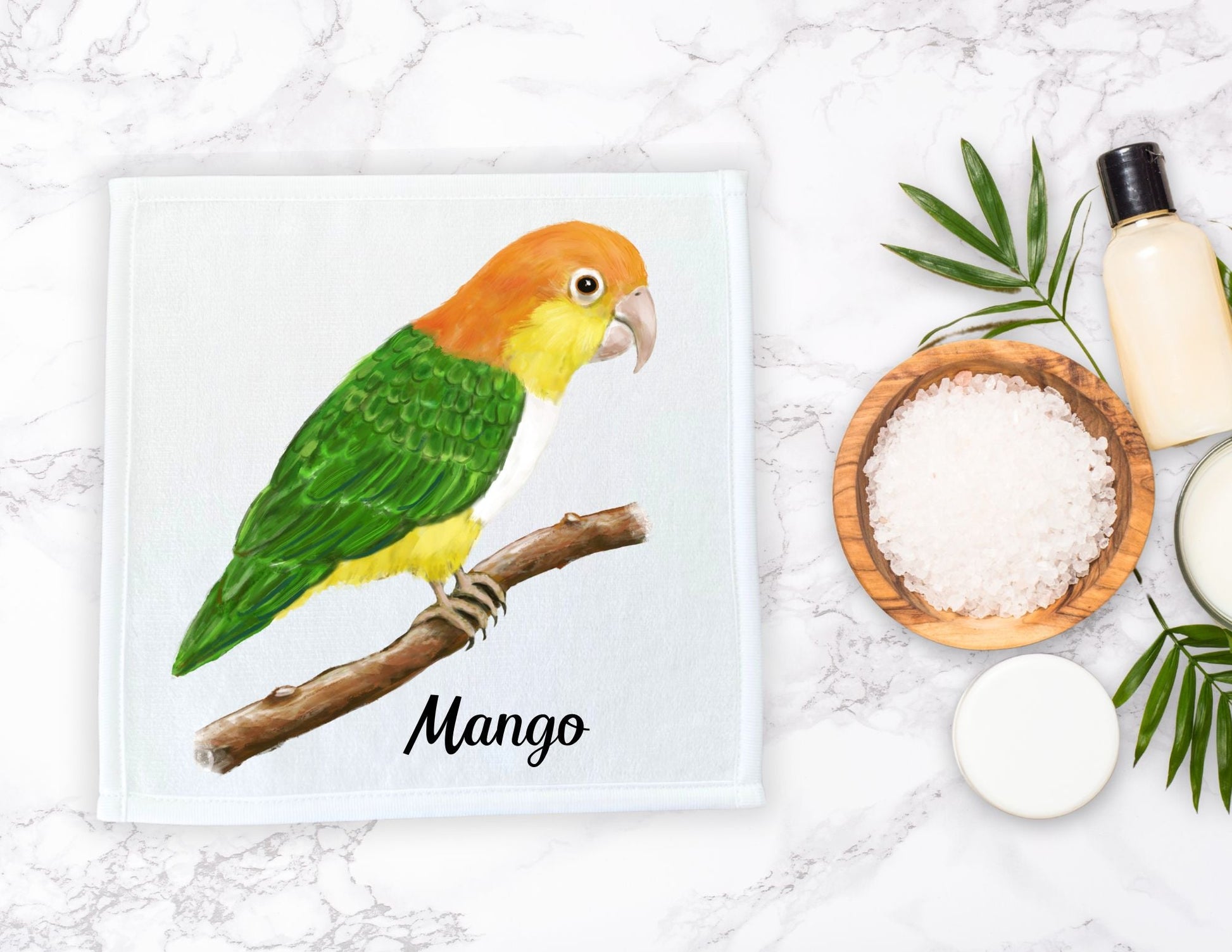 Parrot Washcloth - MerikaArt