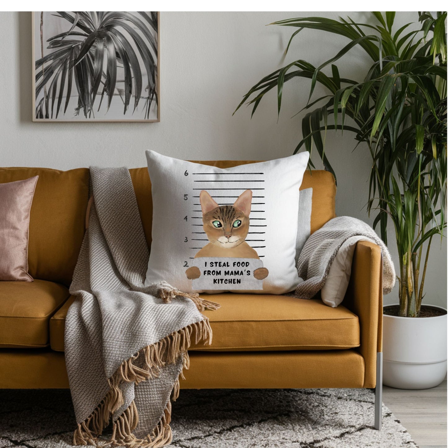 Personalized Abyssinian Cat Pillow - MerikaArt