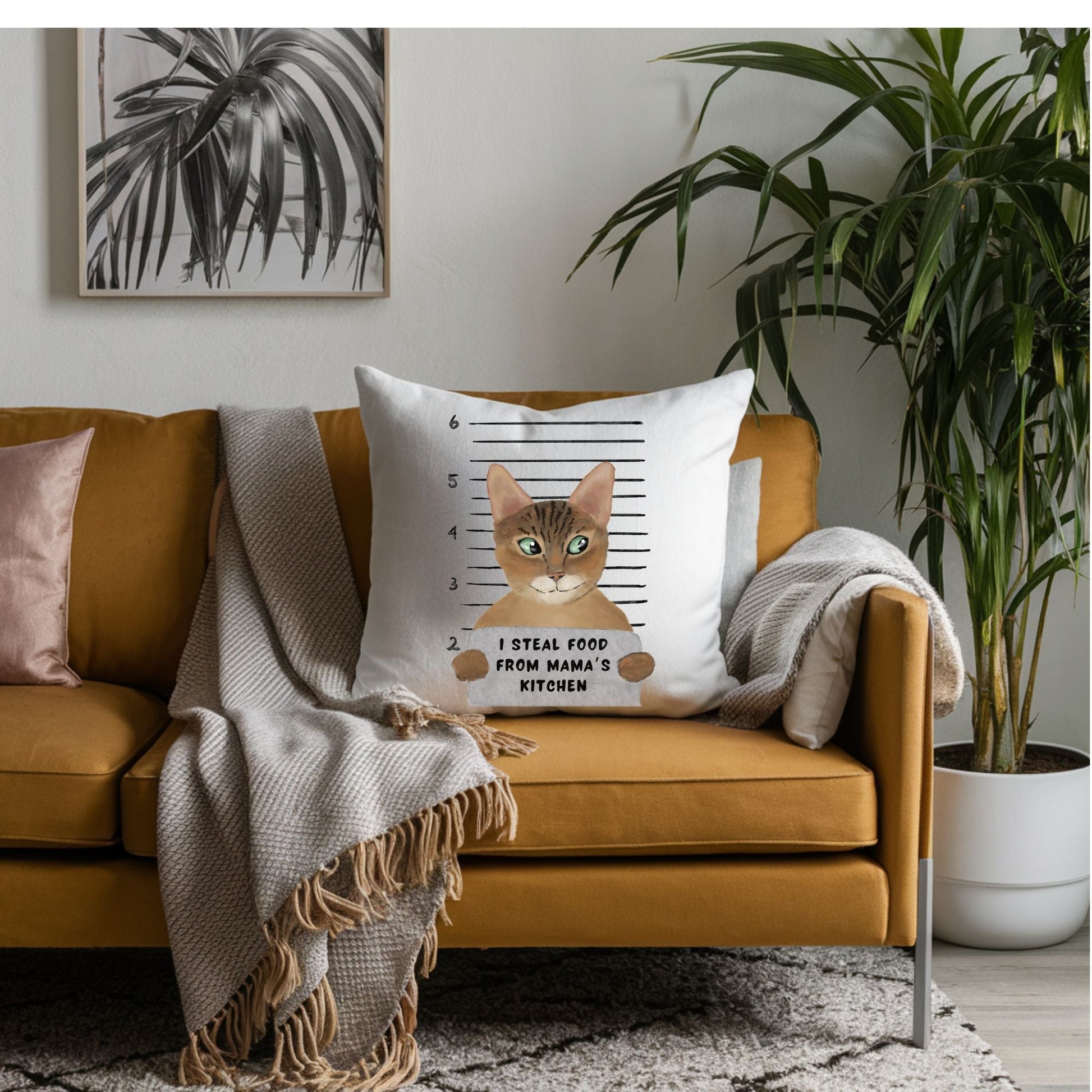 Personalized Abyssinian Cat Pillow - MerikaArt