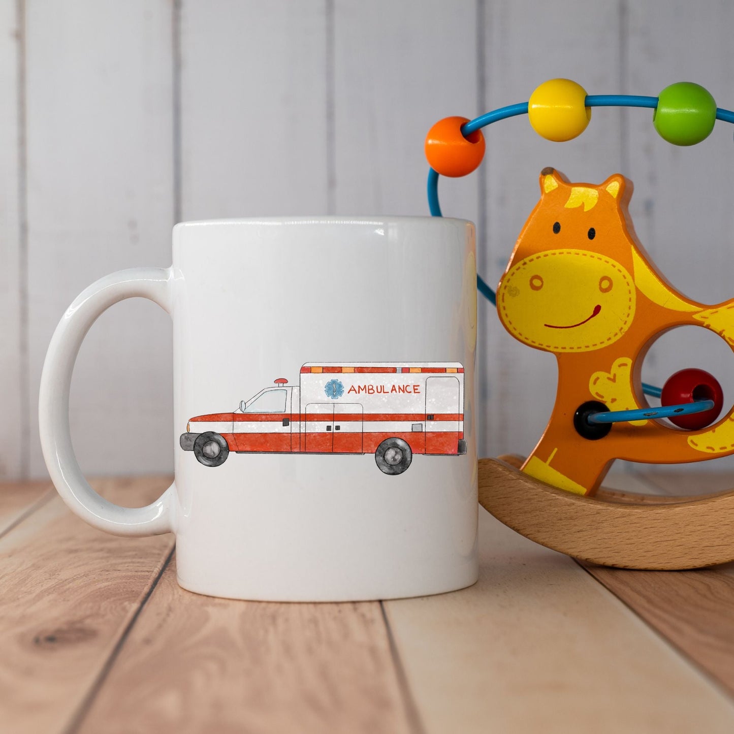 Personalized Ambulance Mug - MerikaArt