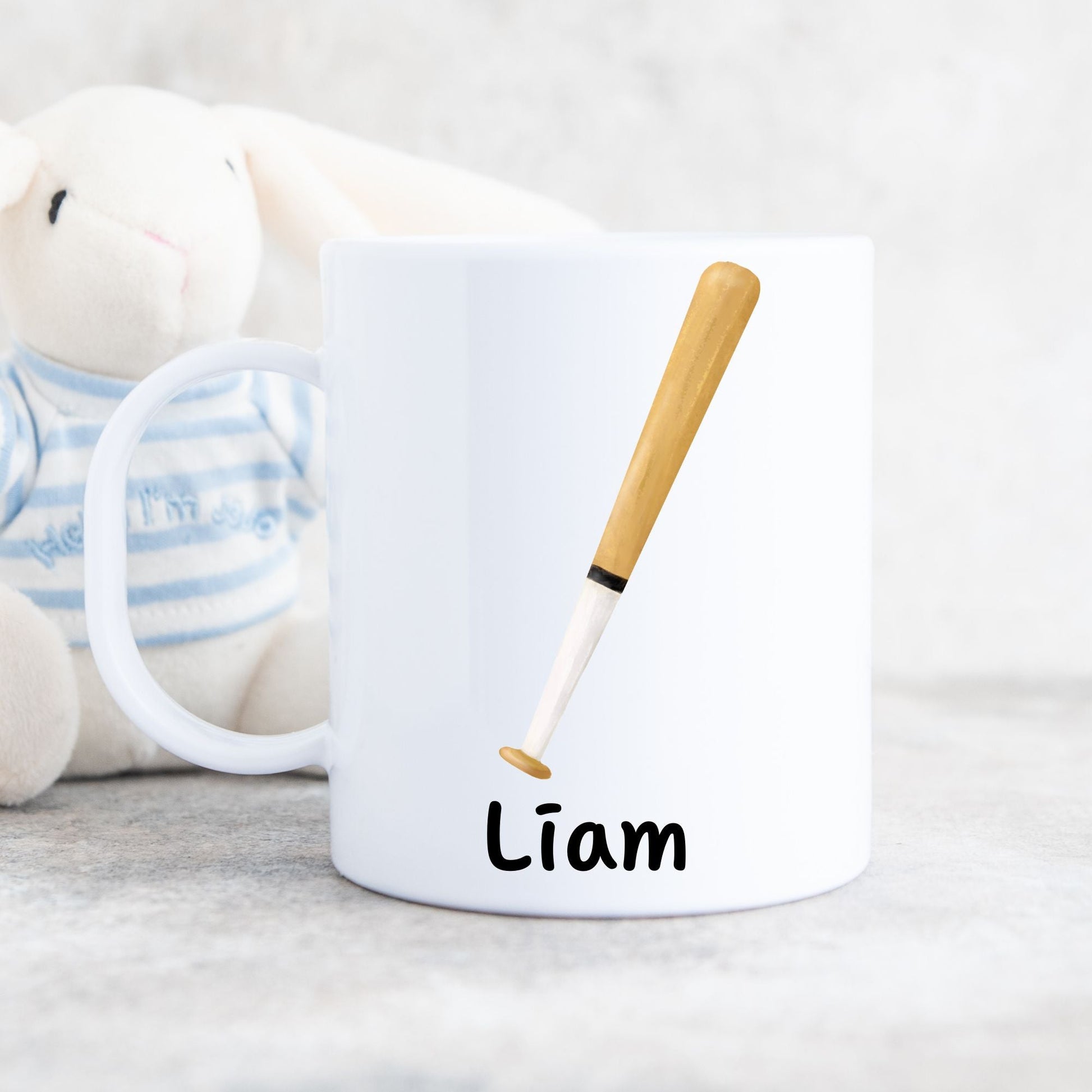 Personalized Baseball Bat Mug - MerikaArt