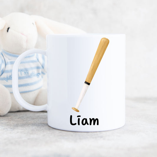 Personalized Baseball Bat Mug - MerikaArt