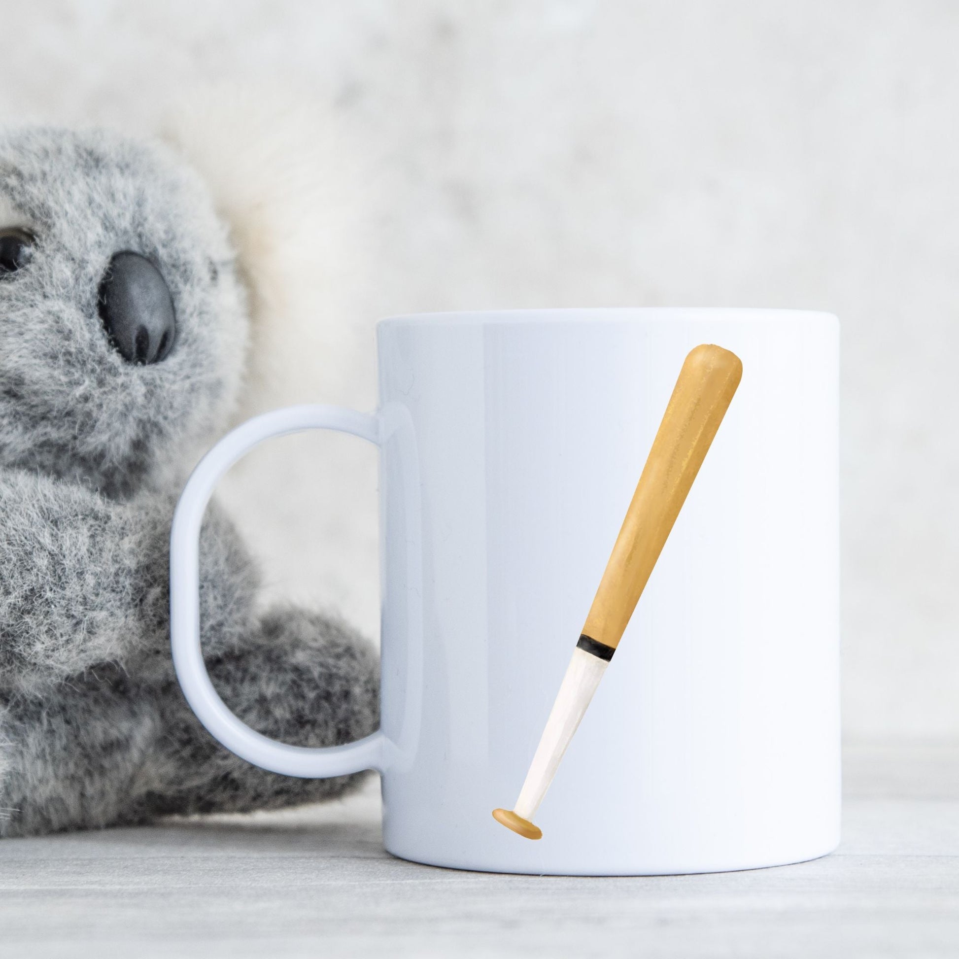 Personalized Baseball Bat Mug - MerikaArt