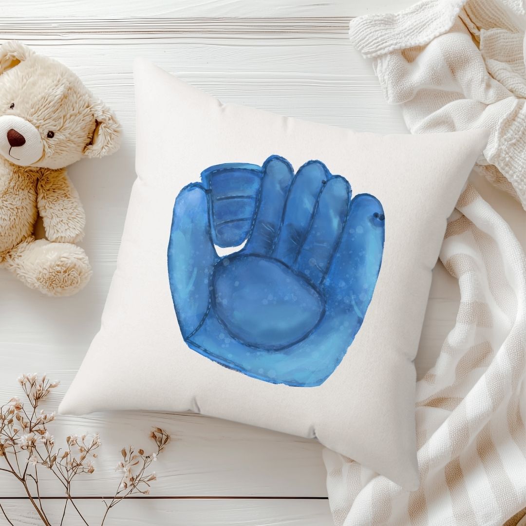 Personalized Baseball Glove Kids Pillow - MerikaArt